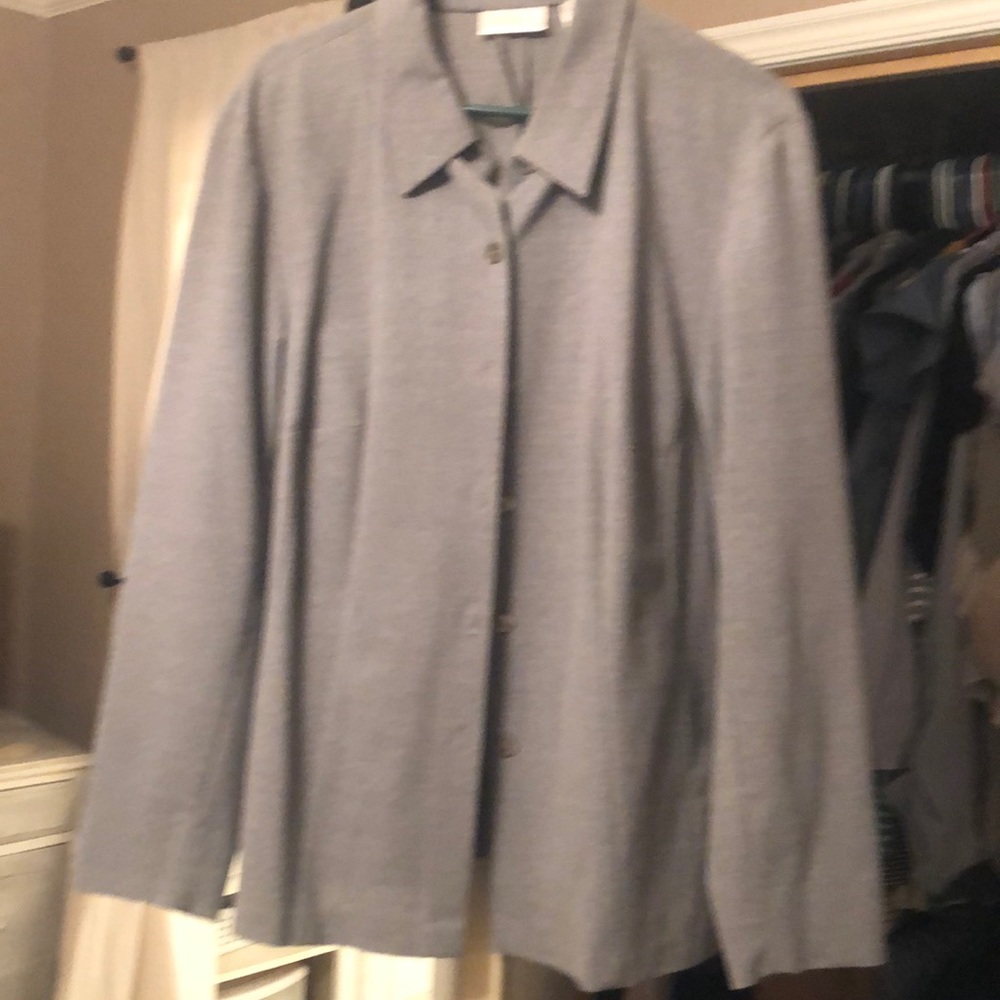 Elizabeth by Liz Claiborne grey business jacket.